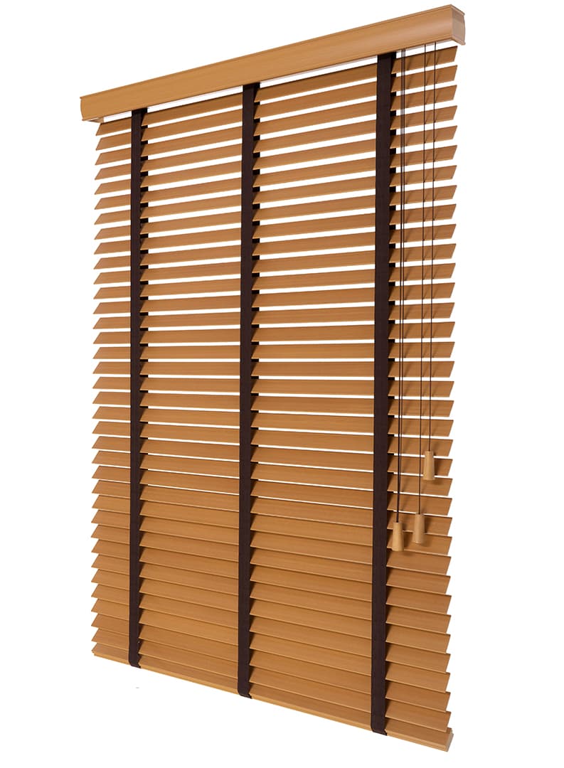 PVC Jaloezieën Faux Wood 35mm Cedro - Afbeelding 3