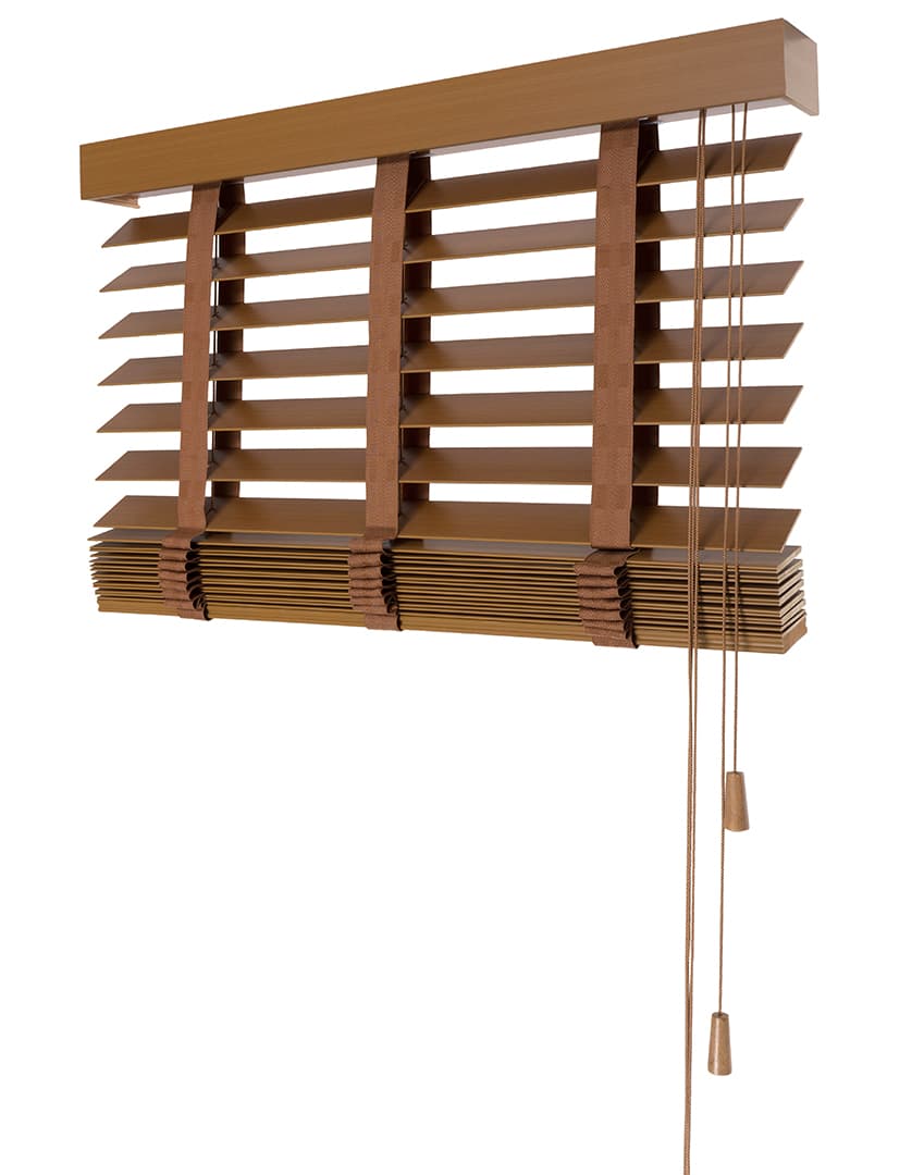 PVC Jaloezieën Faux Wood 65mm Cedro - Afbeelding 5