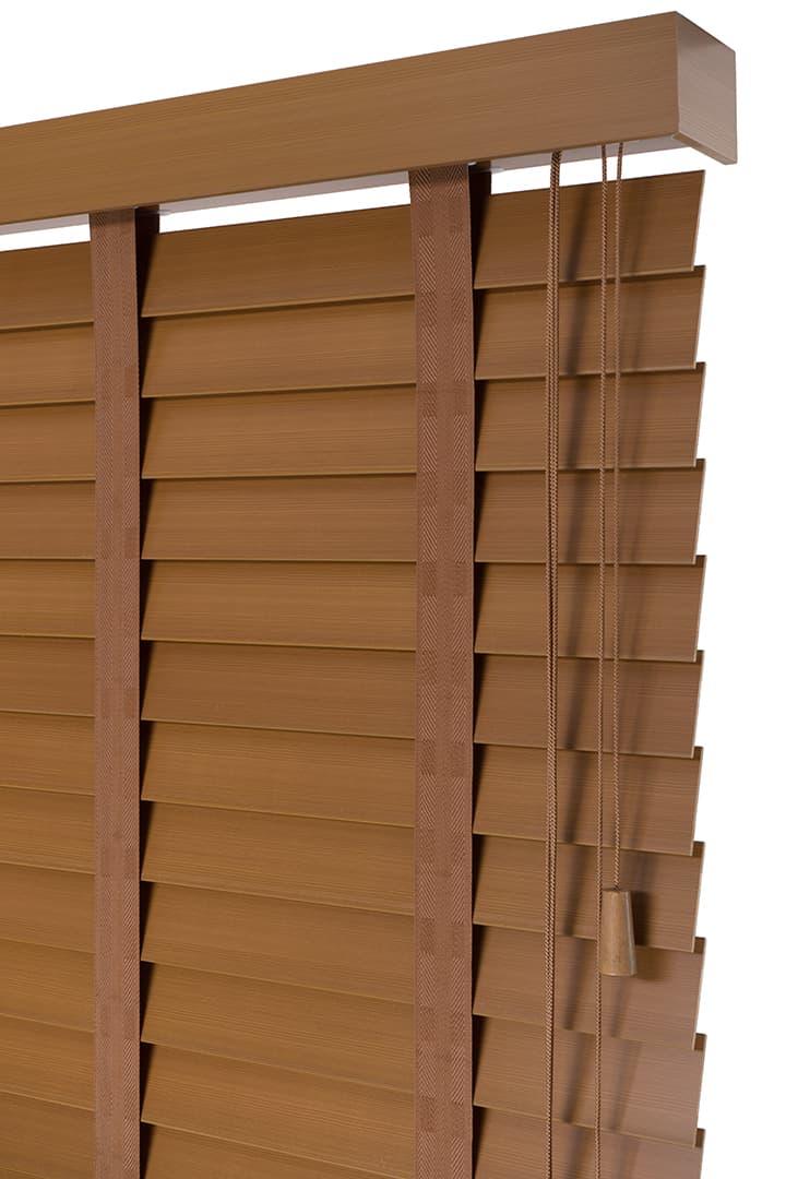 PVC Jaloezieën Faux Wood 65mm Cedro - Afbeelding 8