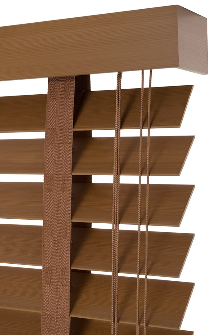 PVC Jaloezieën Faux Wood 65mm Cedro - Afbeelding 9
