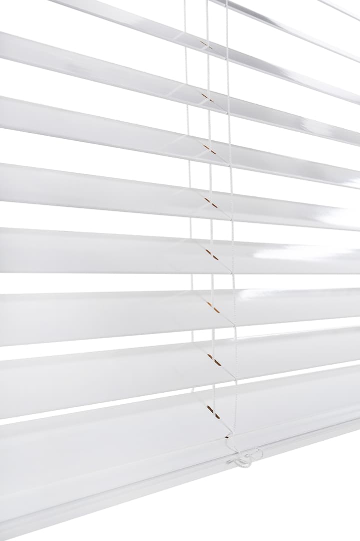 Houten jaloezieën 65mm GLOSS